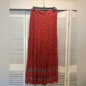 Natural Life Hannah Convertible Maxi Skirt, red ditsy